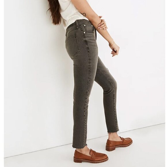 MADEWELL | The Perfect Vintage Jean Black Knee Rip 26 - Picture 2 of 11